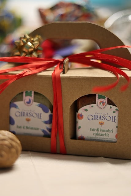 Duopakket Patè Melanzane (180g) + Patè Pomodore & Pistacchio (180g)