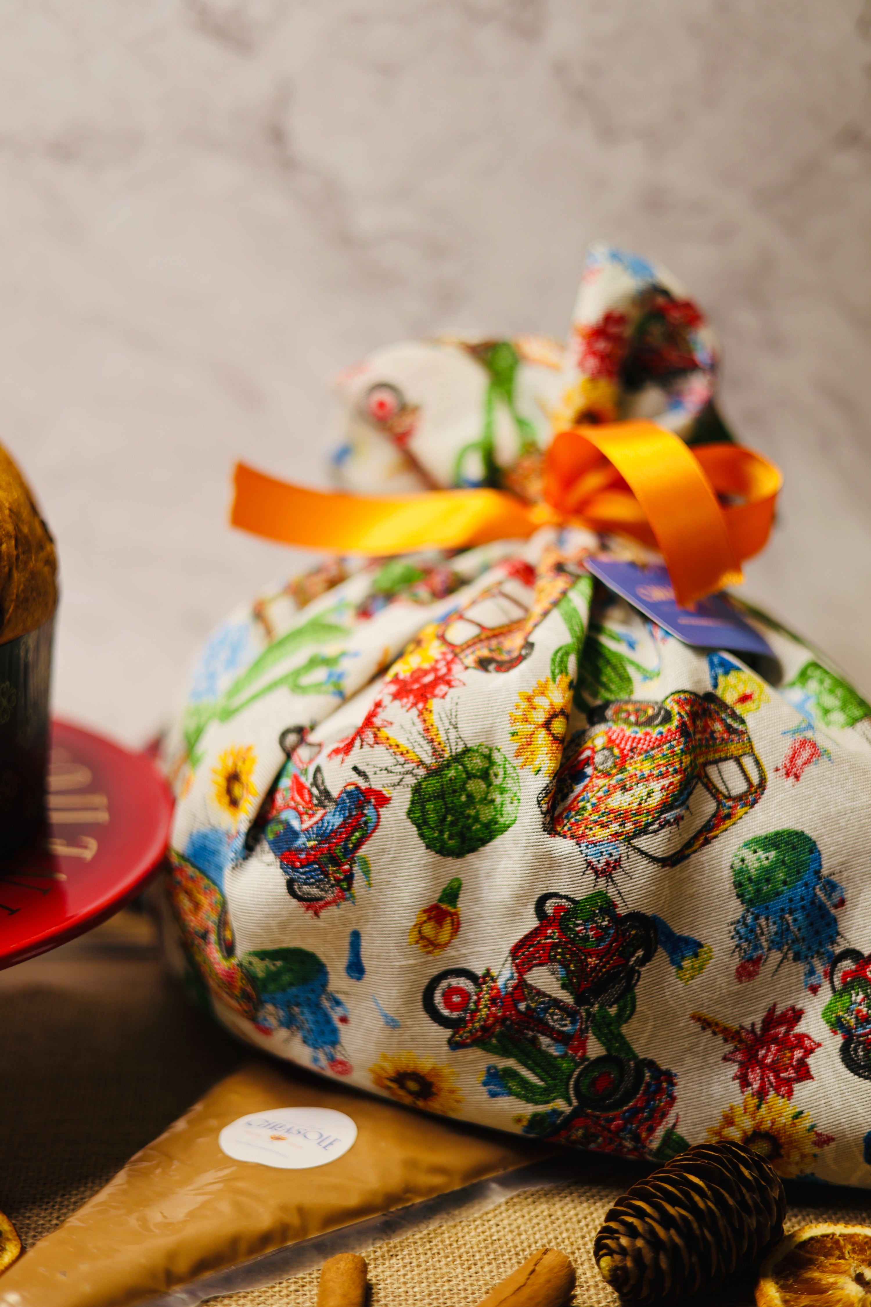 Panettone al Cioccolato e crema al caramello salato - Panettone met chocolade (+ gezouten karamelcrème in spuitzak)