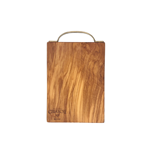 Snijplank met messing handgreep - klein (cm 22x15x2,4)