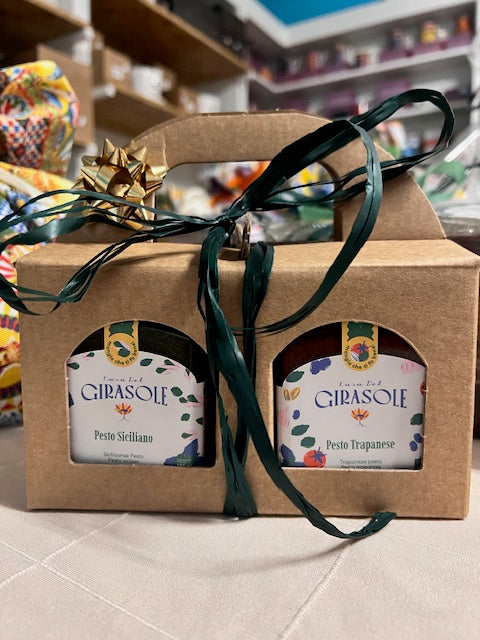 Duo pakket: Pesto Siciliano (180g) + Pesto Trapanese (180g)